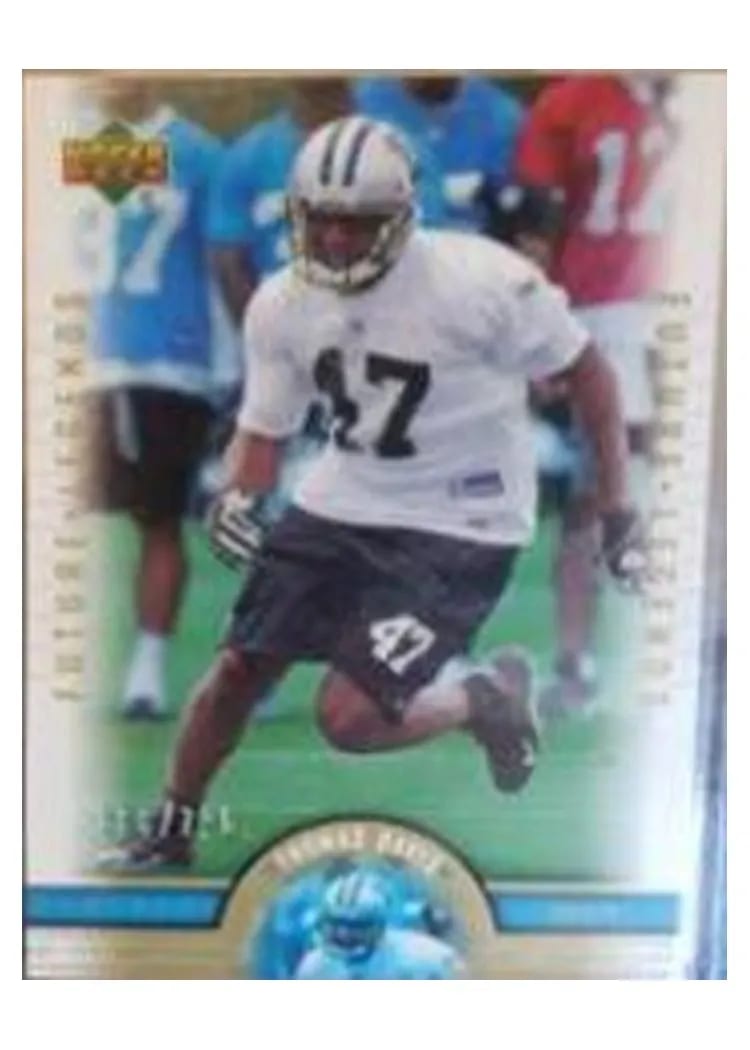 2005 Upper Deck Legends Thomas Davis #110 card