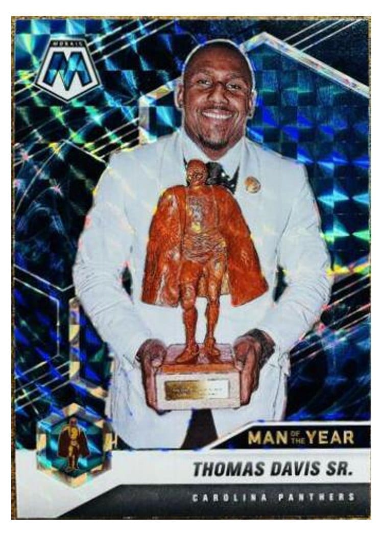2021 Panini Mosaic Base Set Thomas Davis Sr. Genesis #268 card