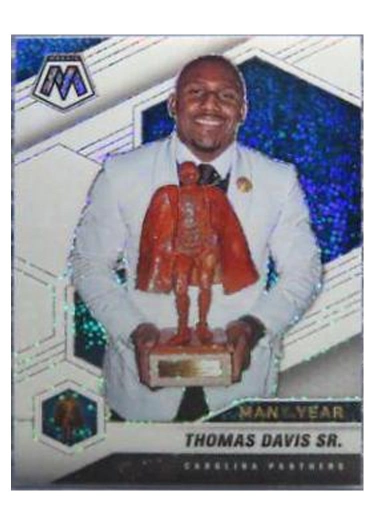 2021 Panini Mosaic Base Set Thomas Davis Sr. White Sparkle #268 card