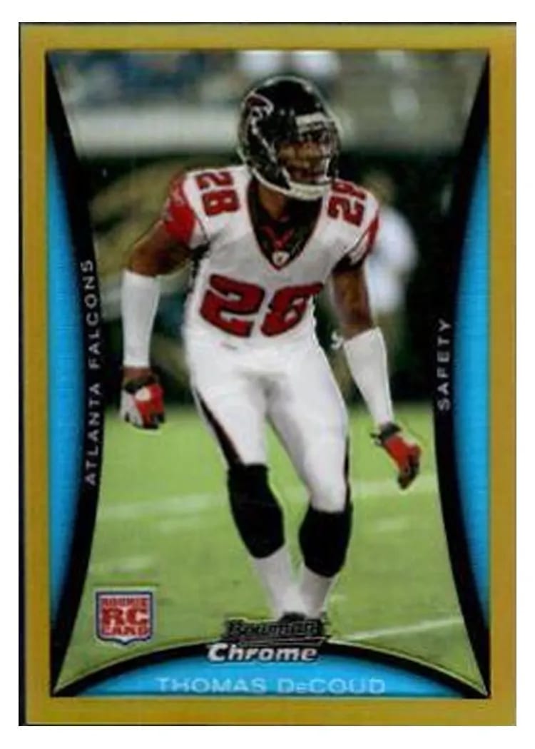 2008 Bowman Chrome Thomas DeCoud #BC34 card