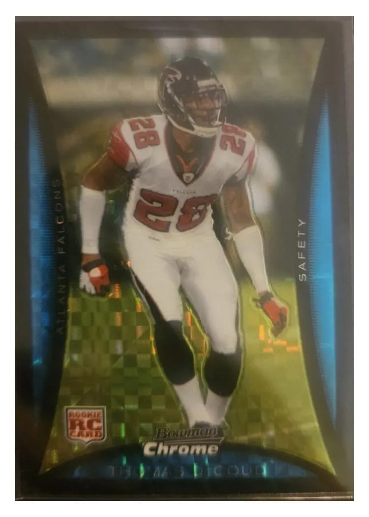 2008 Bowman Chrome Thomas DeCoud #BC34 card