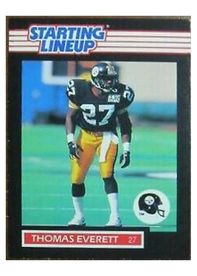 1989 Kenner Starting Lineup Thomas Everett card
