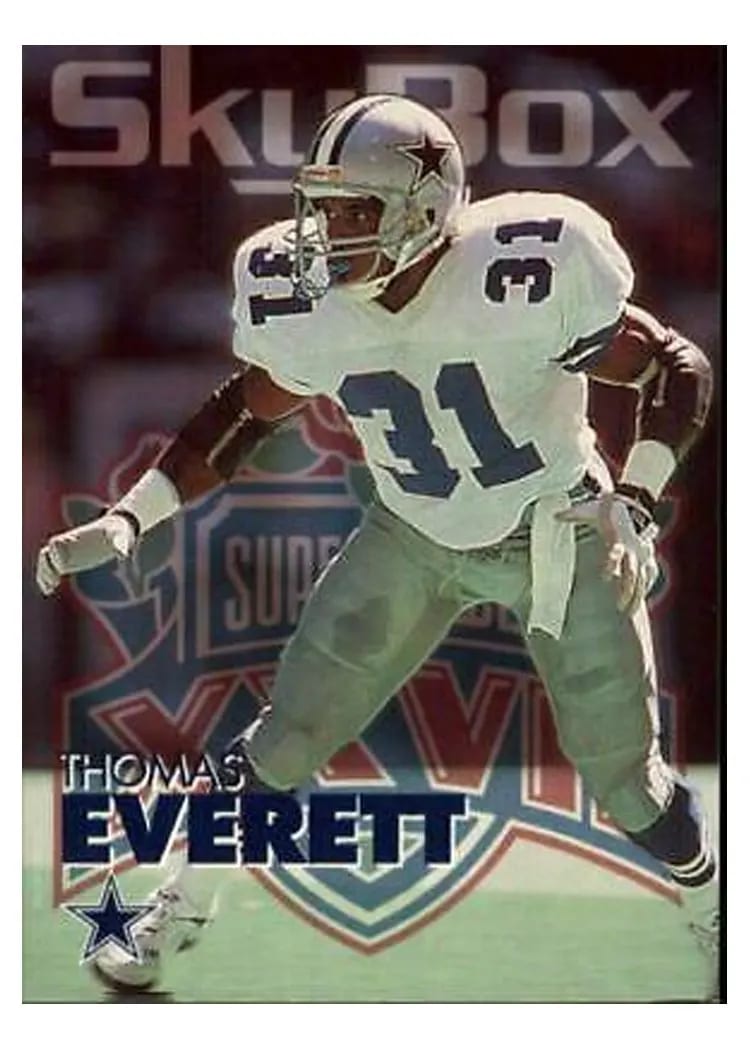 1993 Skybox Impact Thomas Everett #68 card