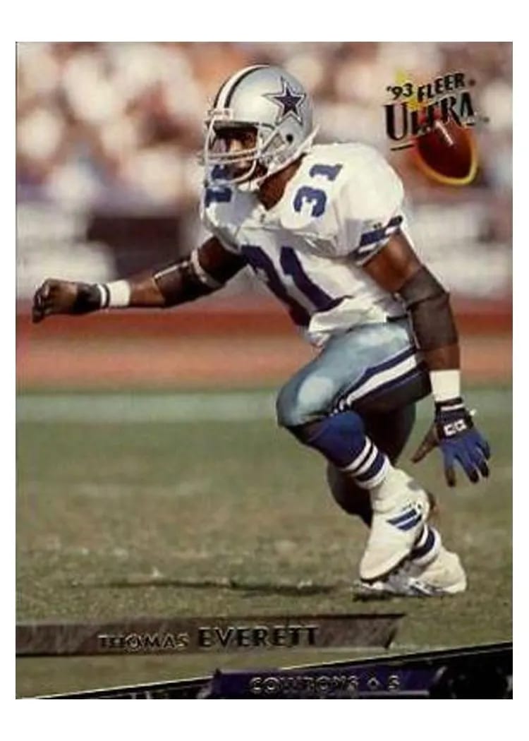 1993 Ultra Thomas Everett #88 card
