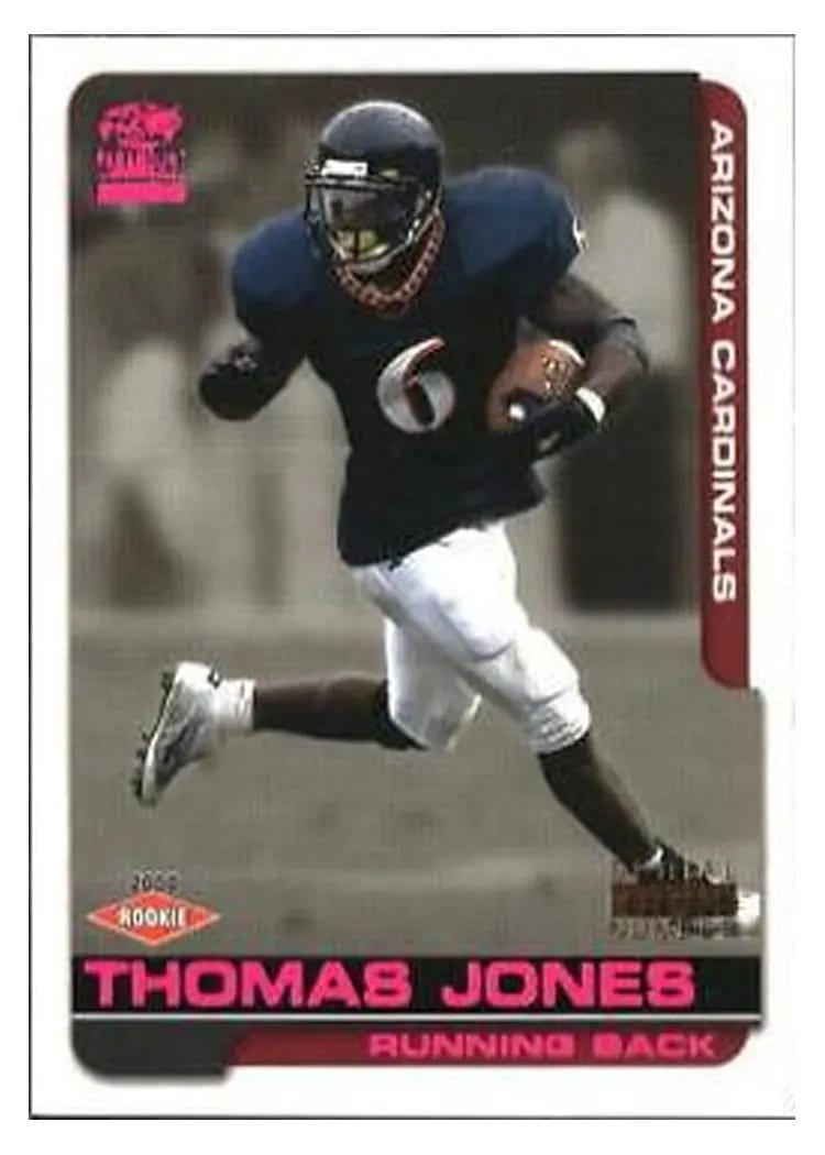2000 Pacific Paramount Thomas Jones #2 card