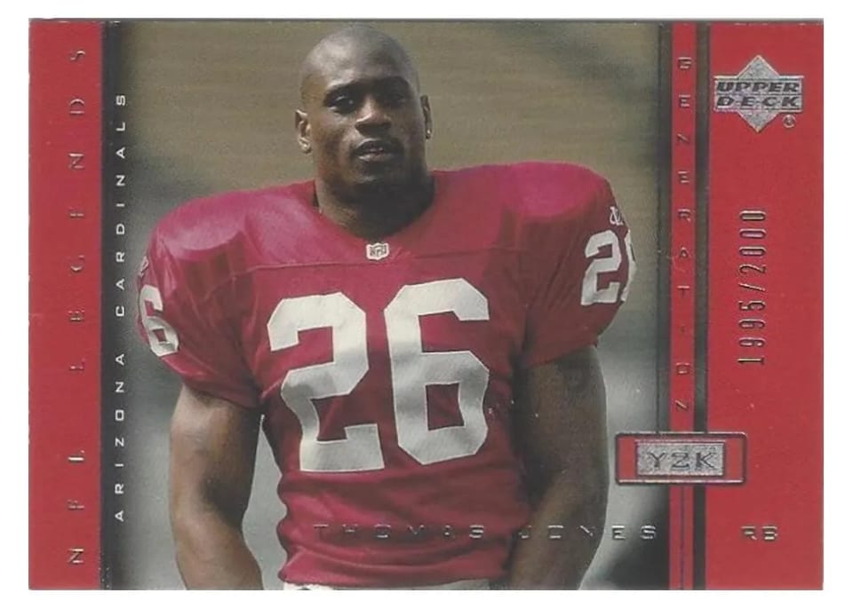 2000 Upper Deck Legends Thomas Jones #128 card