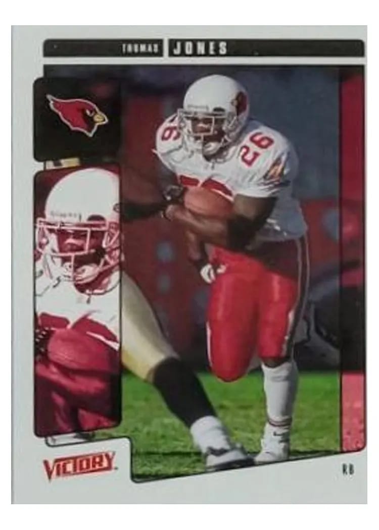 2001 Upper Deck Victory Thomas Jones #3 card