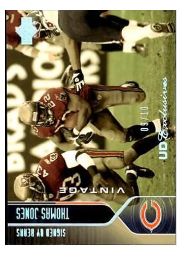 2004 Upper Deck Thomas Jones #35 card