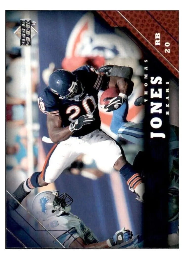 2005 Upper Deck Thomas Jones #33 card