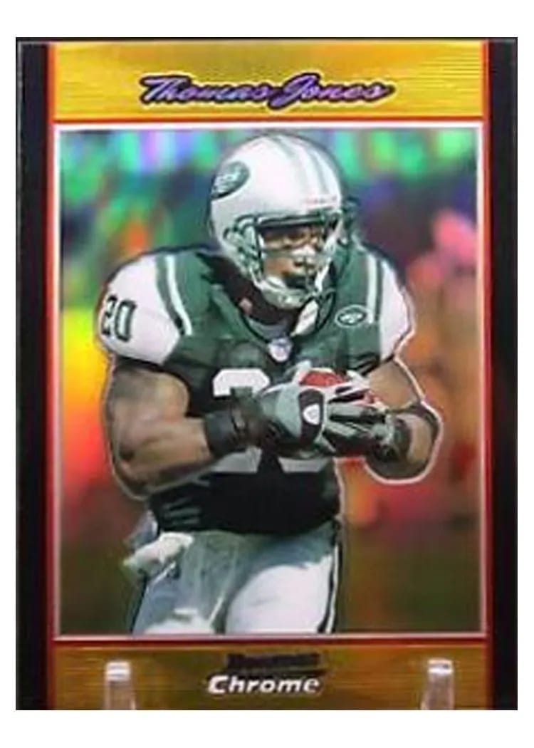 2007 Bowman Thomas Jones #32 card