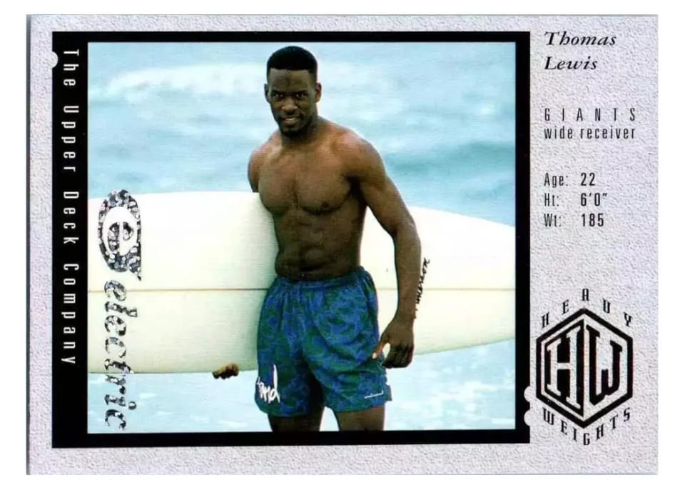 1994 Upper Deck Thomas Lewis #32 card