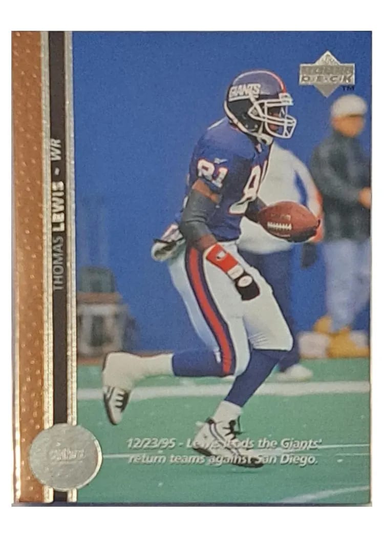 1996 Upper Deck Thomas Lewis #140 card