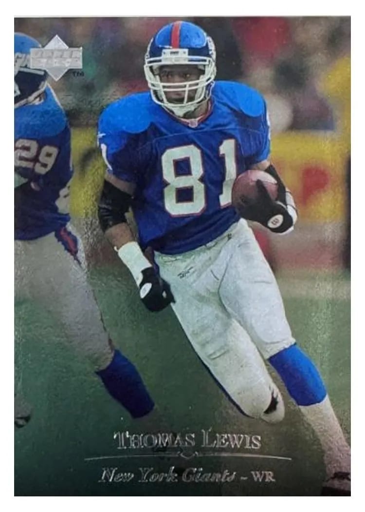 1996 Upper Deck Silver Thomas Lewis #50 card