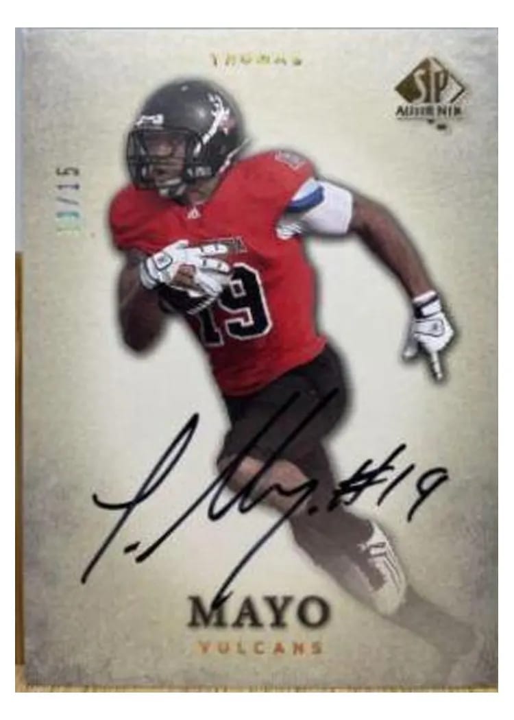 2012 SP Authentic Thomas Mayo #92 card