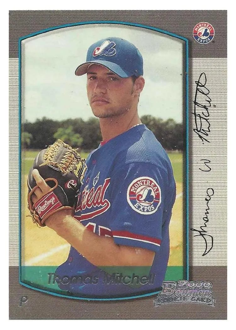 2000 Bowman Draft Picks Thomas MItchell #110 card