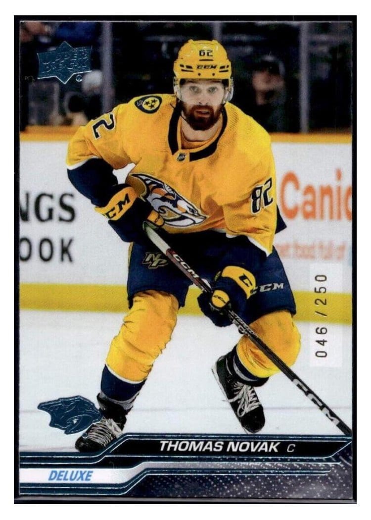 2023-24 Upper Deck Base Set Thomas Novak #349 card