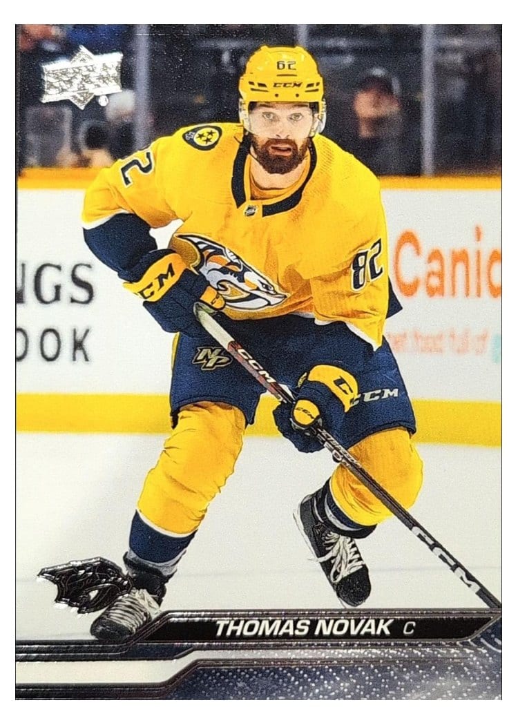 2023-24 Upper Deck Base Set Thomas Novak #349 card