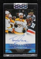 2023-24 Upper Deck Clear Cut Canvas Signatures Thomas Novak #CS-TN card