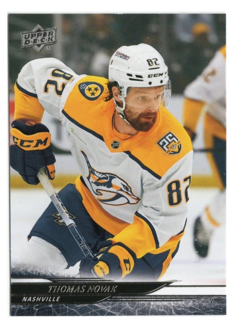2024-25 Upper Deck Base Set Thomas Novak #105 card