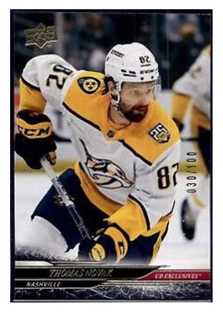 2024-25 Upper Deck Base Set Thomas Novak #105 card