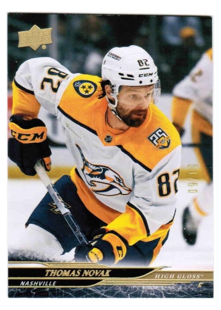 2024-25 Upper Deck Base Set Thomas Novak #105 card