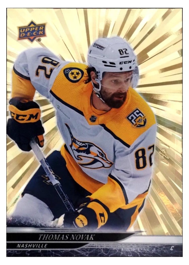 2024-25 Upper Deck Base Set Thomas Novak #105 card