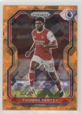 2020 Panini Chronicles Prizm Premier League Thomas Partey Orange Ice #12 card
