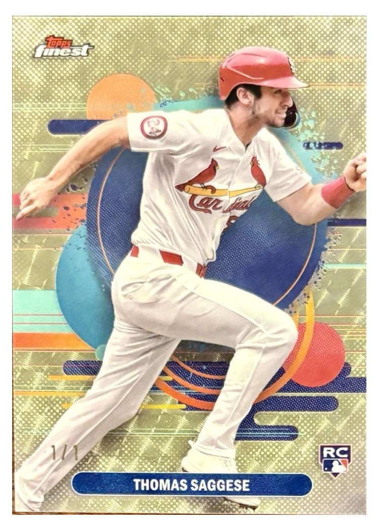 2025 Finest Base Set Thomas Saggese #102 card