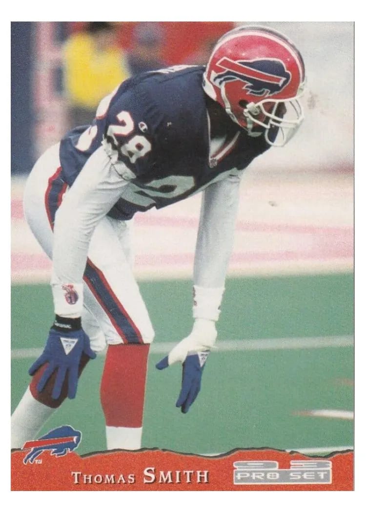 1993 Pro Set Thomas Smith #52 card