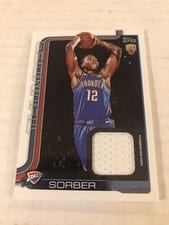 2025-26 Topps Flagship Real One Relics Thomas Sorber #FRO-TS card