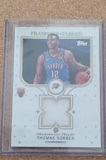 2025-26 Topps Franchise Fabrics Thomas Sorber #FF-TS card