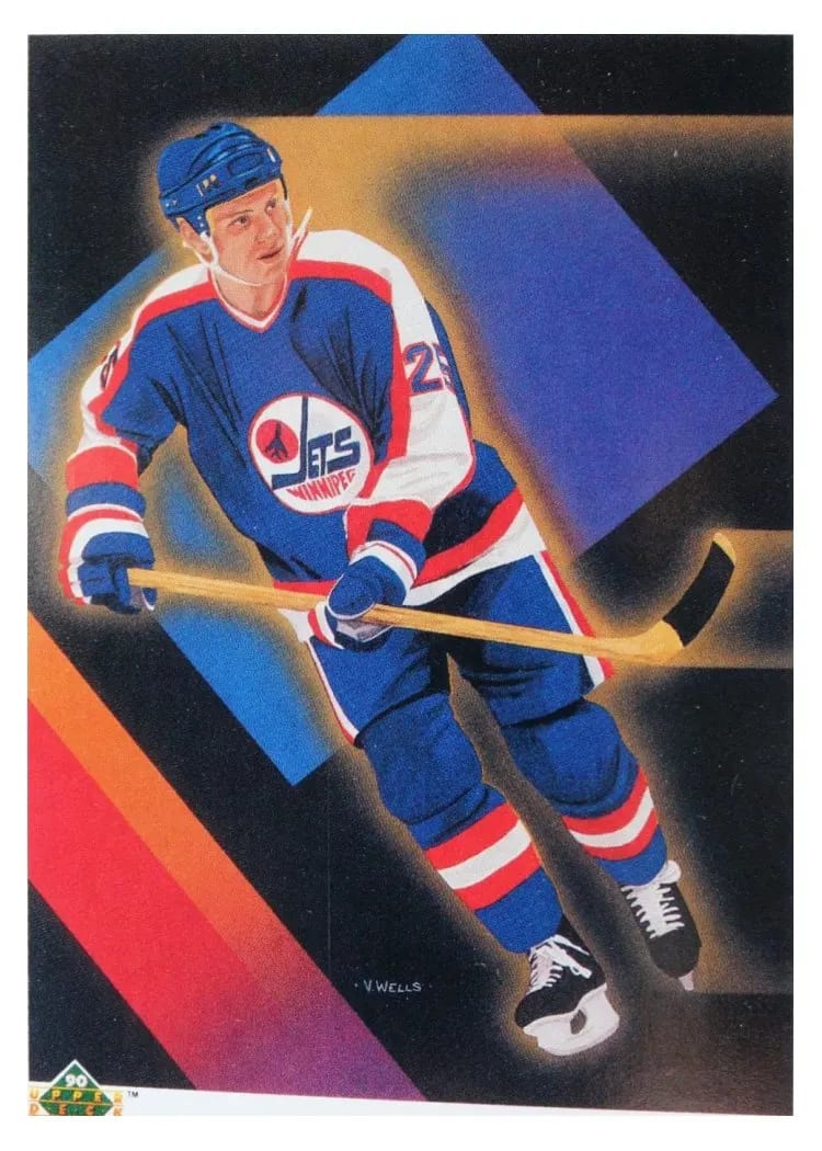 1990 Upper Deck Thomas Steen #313 card