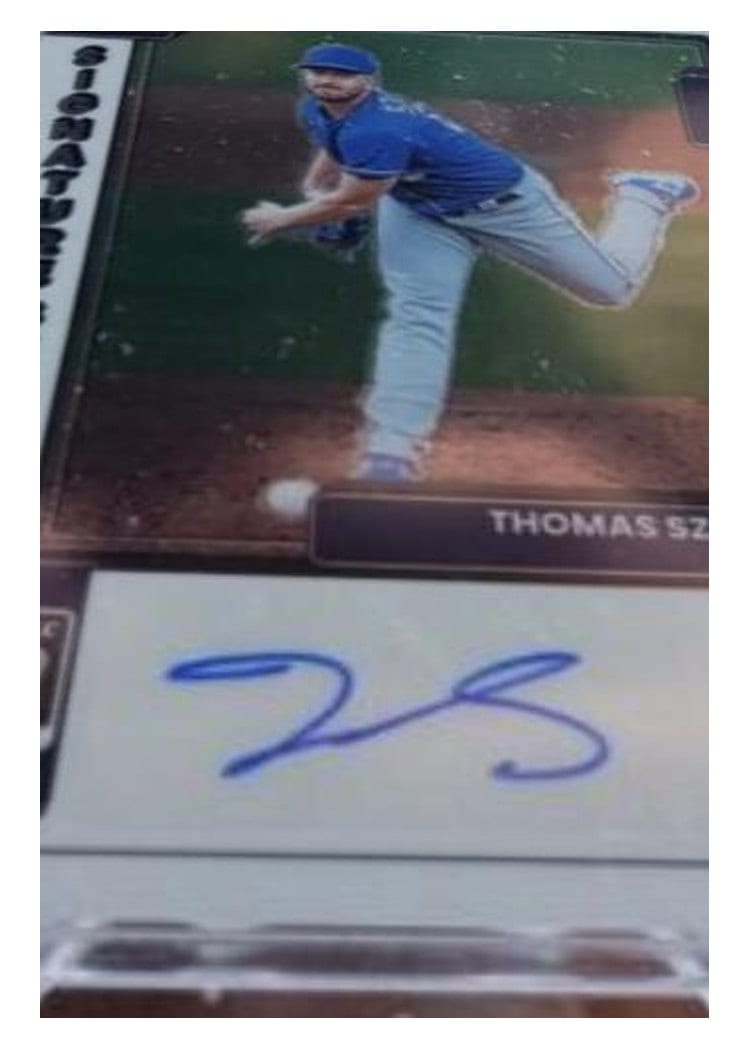2022 Donruss Optic Signature Series Thomas Szapucki #SIGS-TS card