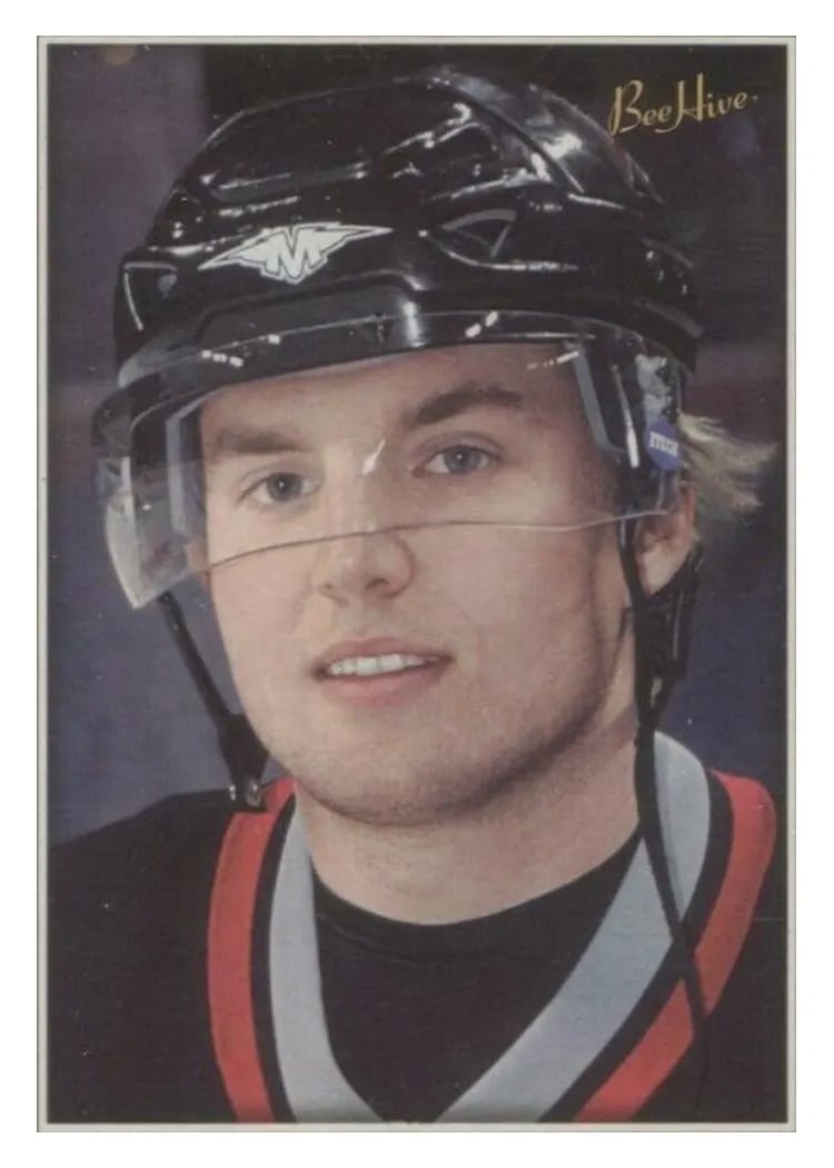 2005 Upper Deck Bee Hive Thomas Vanek #120 card