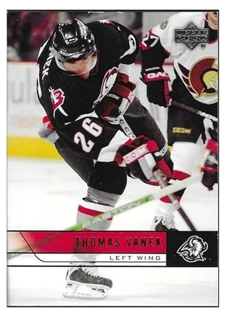 2006 Upper Deck Thomas Vanek #22 card