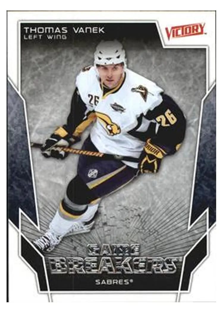 2007 Upper Deck Victory Game Breakers Thomas Vanek #GB43 card