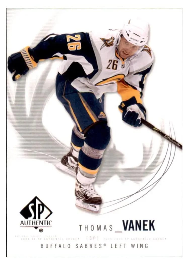 2009 SP Authentic Thomas Vanek #76 card