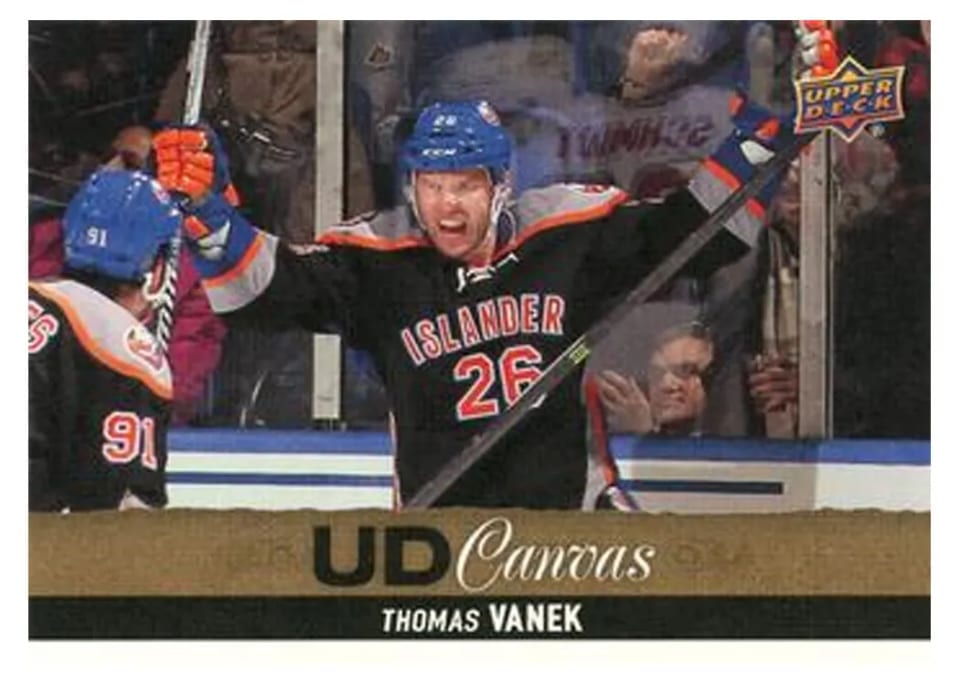 2013 Upper Deck Canvas Thomas Vanek #C129 card