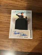 2024 Panini Boys of Summer Jumbo Prospect Material Signatures Thomas White #JMS-TW