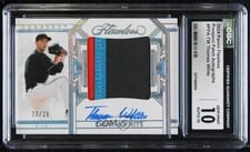 2024 Panini Flawless Prospect Patch Autographs Thomas White #PPA-TW card