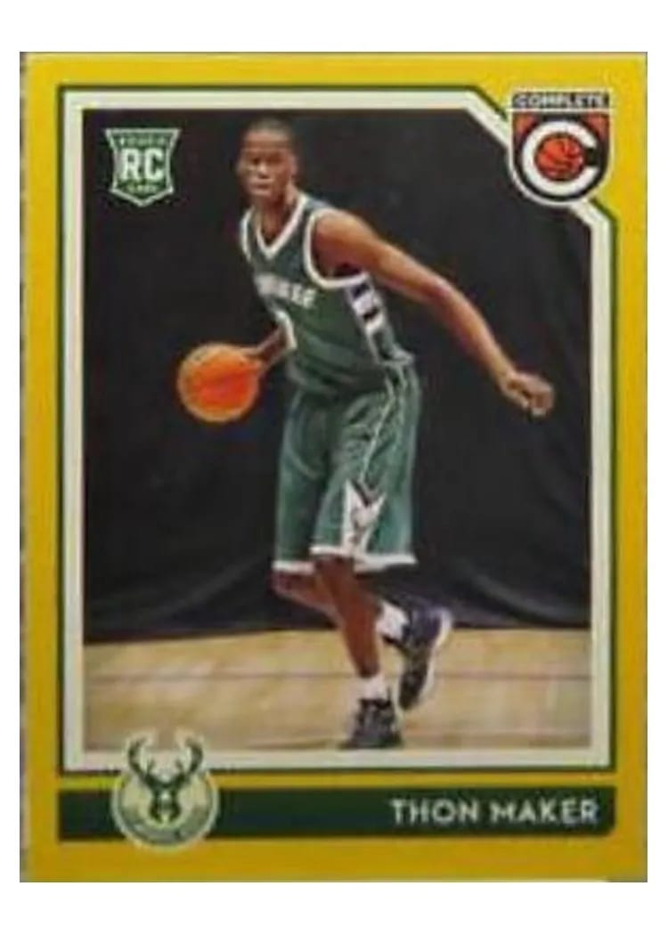 2016 Panini Complete Thon Maker Gold #20 card