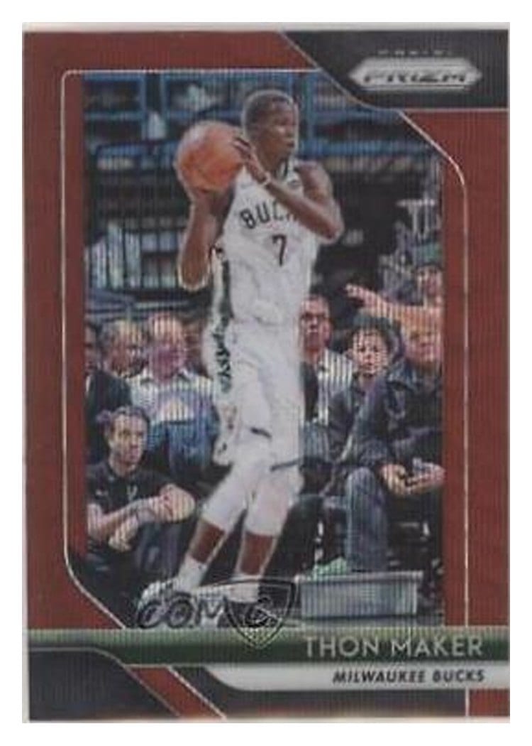 2018-19 Panini Prizm Base Set Thon Maker #27 card
