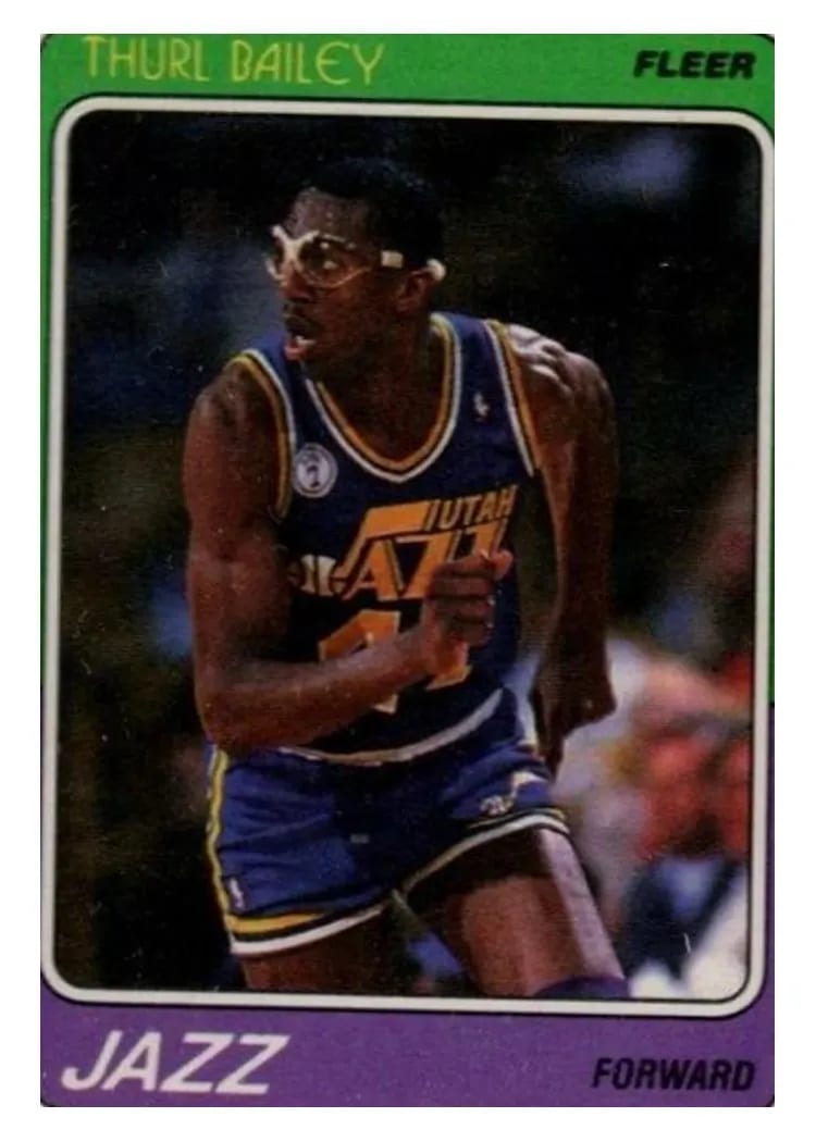 1988 Fleer Thurl Bailey #111 card
