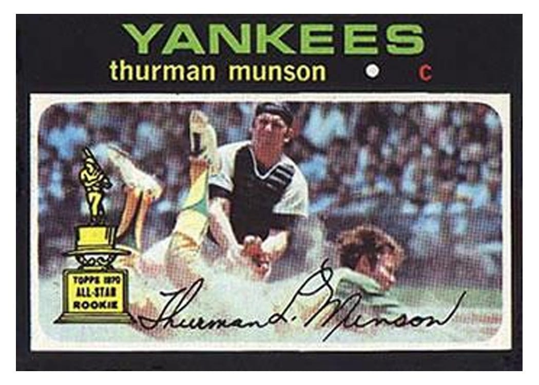 1971 Topps Thurman Munson #5 card