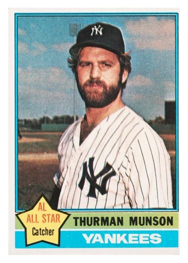 1976 Topps Thurman Munson #650 card