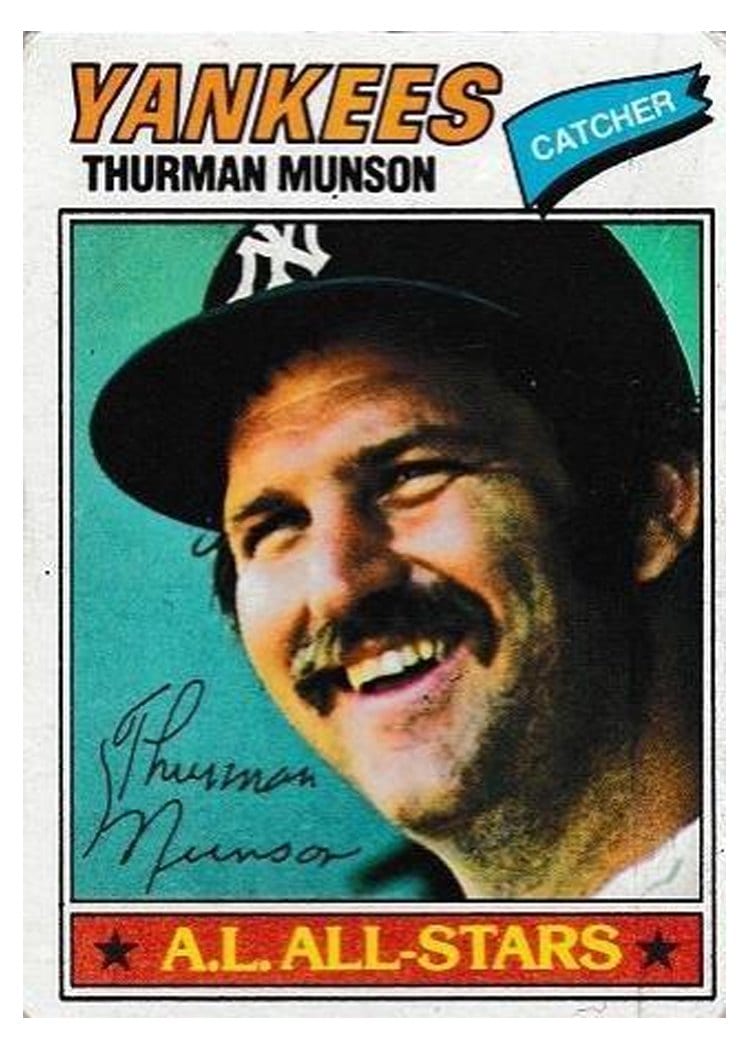 1977 Topps Thurman Munson #170 card