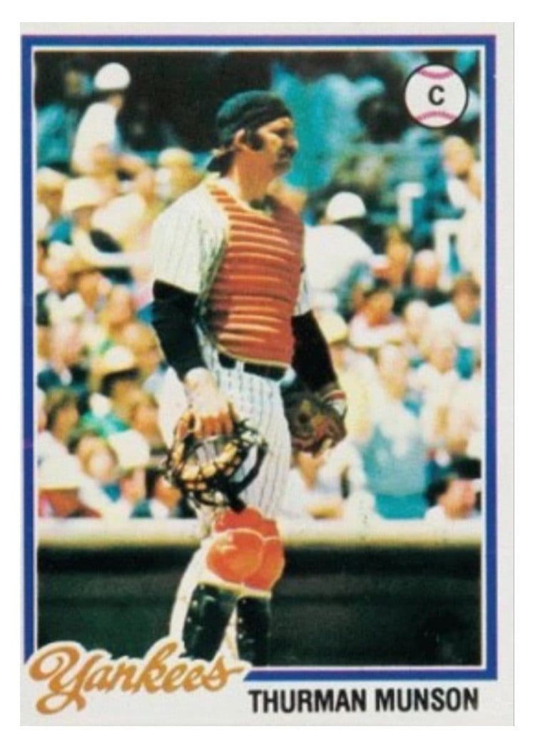 1978 Topps Thurman Munson #60 card