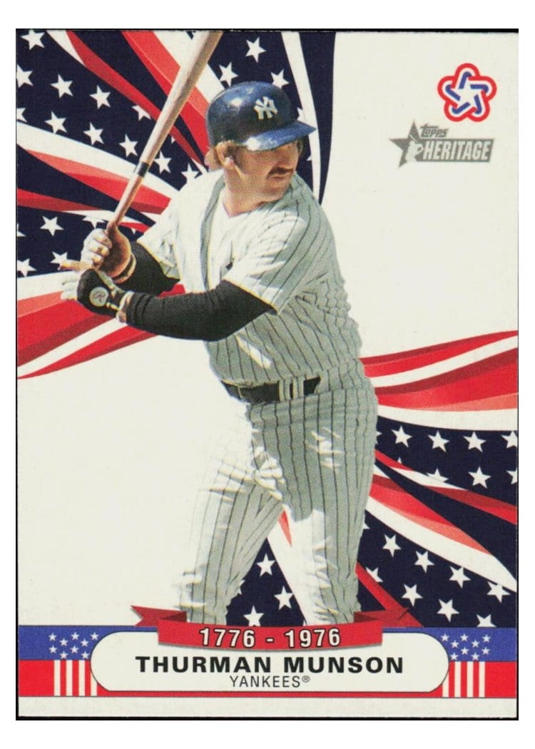 2025 Topps Heritage Bicentennial Stars Thurman Munson #BS-14 card