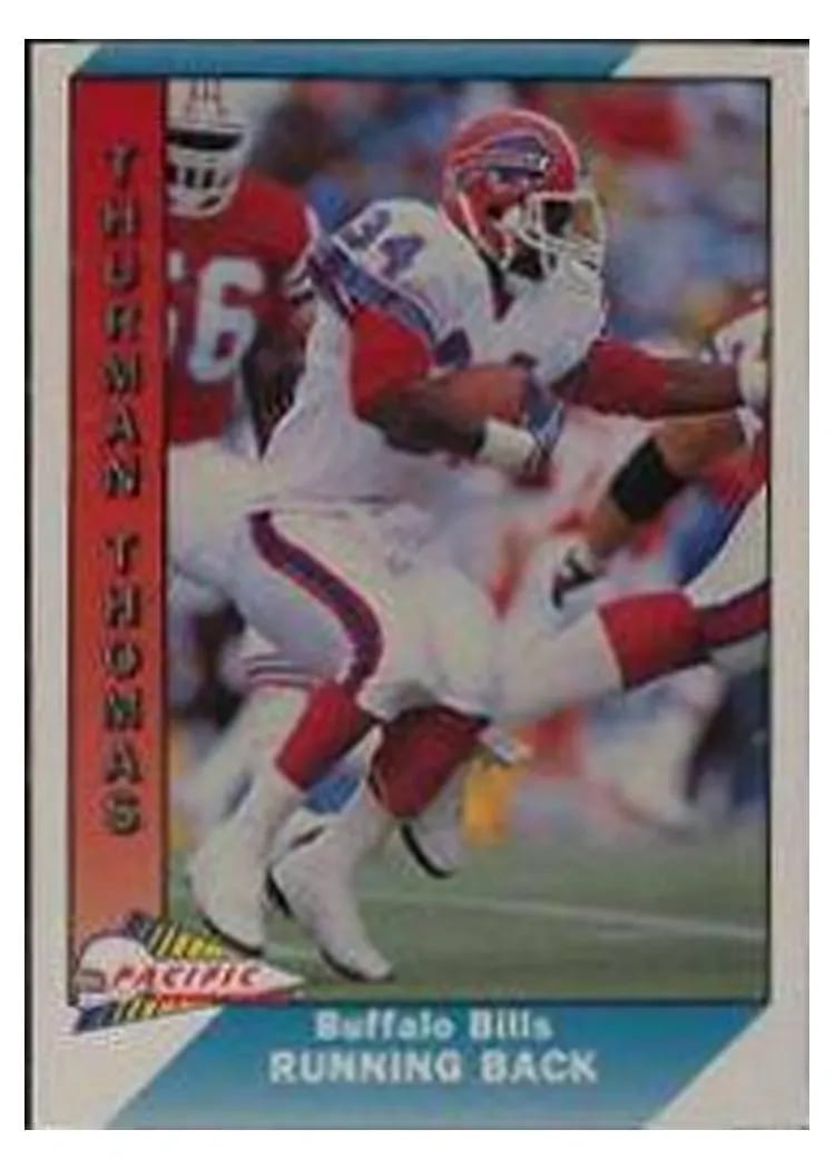 1991 Pacific Thurman Thomas #33 card