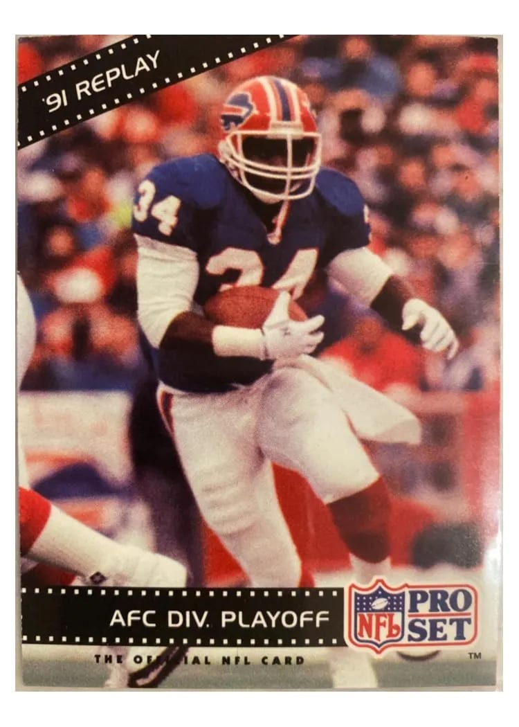 1992 Pro Set Thurman Thomas #59 card